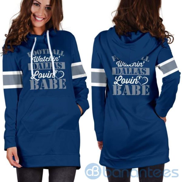 Football Babe Hoodie Dress For Women Product Photo
