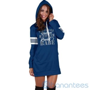 Football Babe Hoodie Dress For Women Product Photo