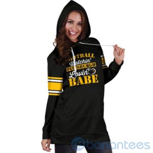 Football Babe Hoodie Dress For Women Product Photo