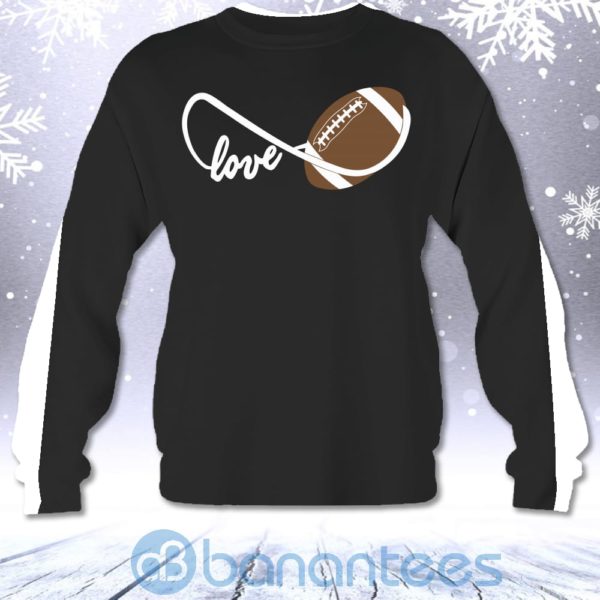 Football Infinity Love Sweatshirt Long Sleeves Product Photo
