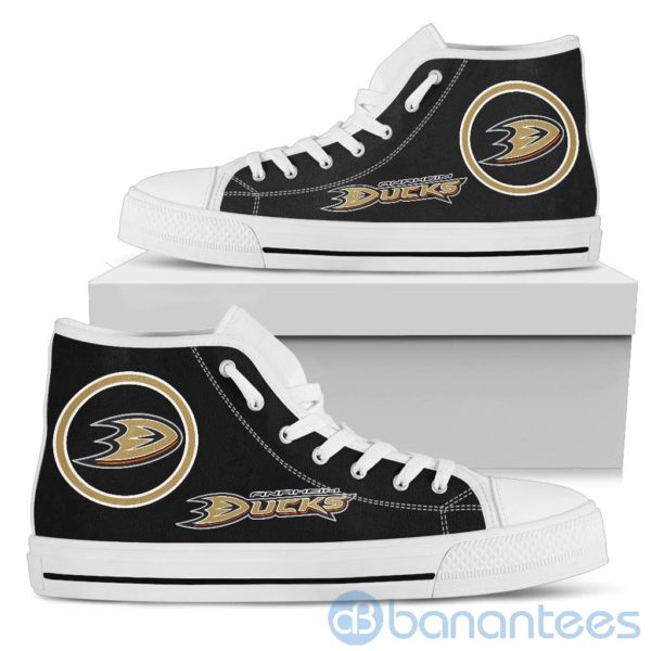 For Fans Anaheim Ducks High Top Shoes Product Photo