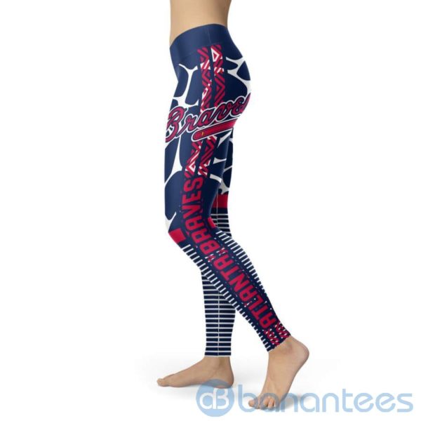 For Fans Atlanta Braves Leggings For Women Product Photo
