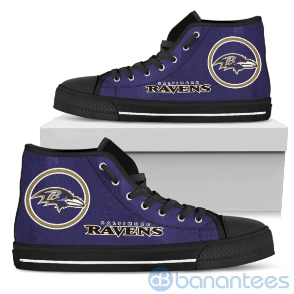 For Fans Baltimore Ravens High Top Shoes Product Photo