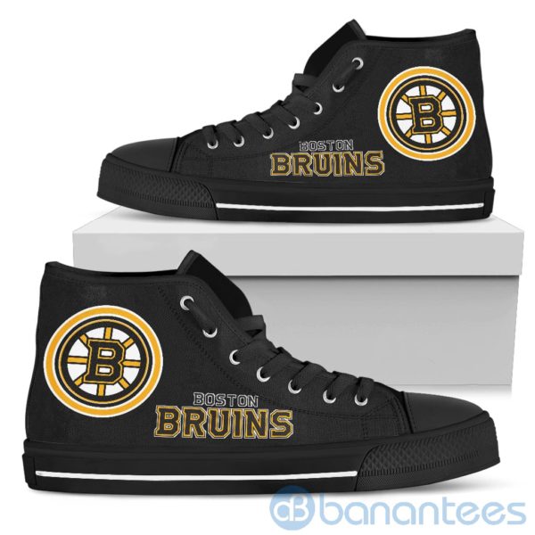 For Fans Boston Bruins High Top Shoes Product Photo