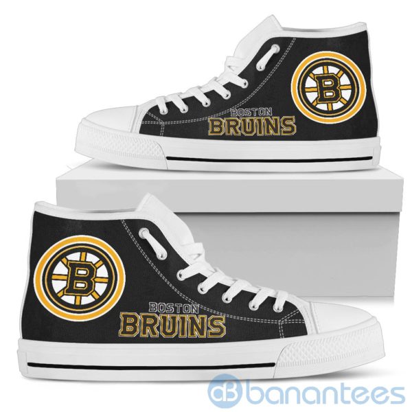 For Fans Boston Bruins High Top Shoes Product Photo