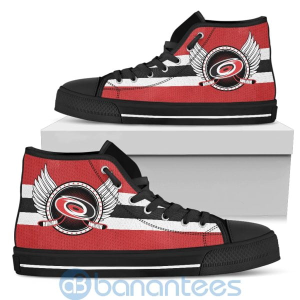 For Fans Carolina Hurricanes Biker Wings High Top Shoes Product Photo