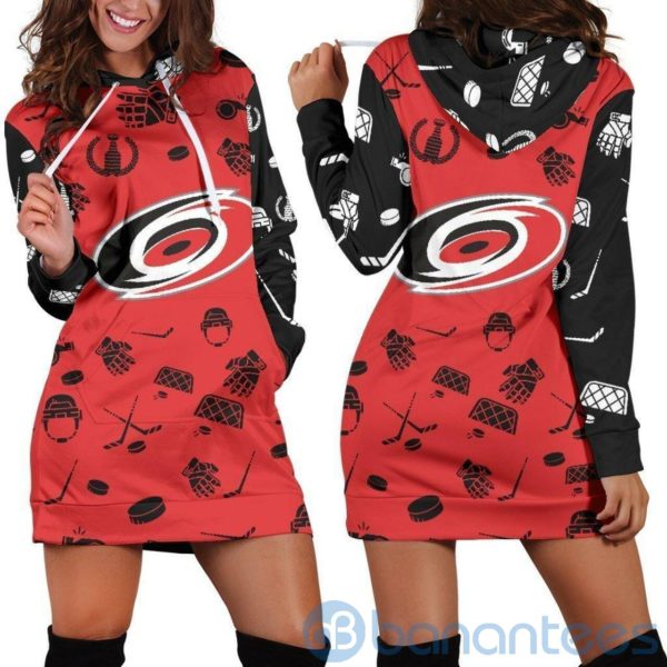 For Fans Carolina Hurricanes Hoodie Dress For Women Product Photo