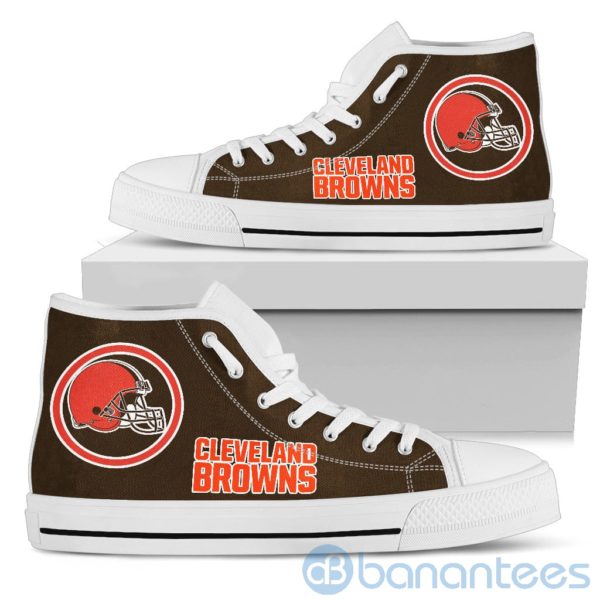 For Fans Cleveland Browns High Top Shoes Product Photo