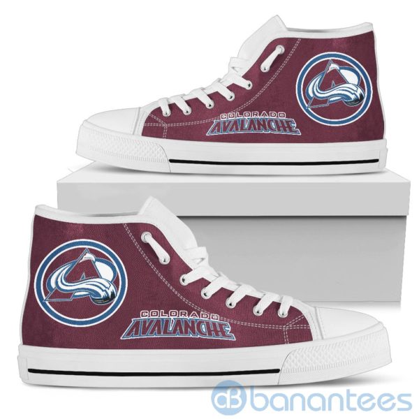 For Fans Colorado Avalanche High Top Shoes Product Photo