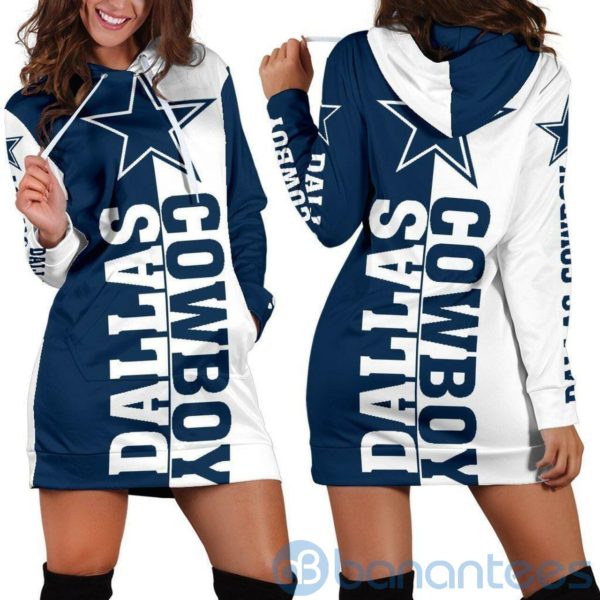 For Fans Dallas Cowboys Hoodie Dress For Women Product Photo