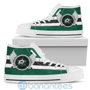 For Fans Dallas Stars Biker Wings High Top Shoes Product Photo