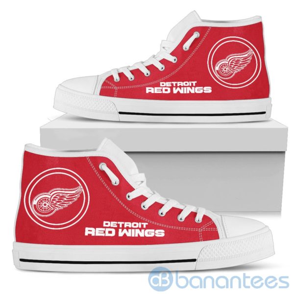 For Fans Detroit Red Wings High Top Shoes Product Photo