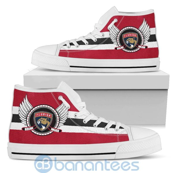 For Fans Florida Panthers Biker Wings High Top Shoes Product Photo