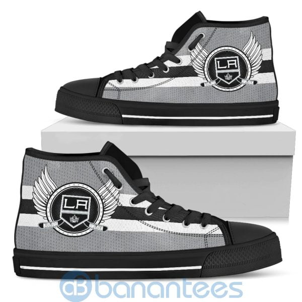 For Fans Los Angeles Kings Biker Wings High Top Shoes Product Photo