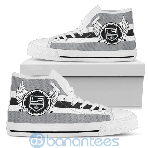 For Fans Los Angeles Kings Biker Wings High Top Shoes Product Photo