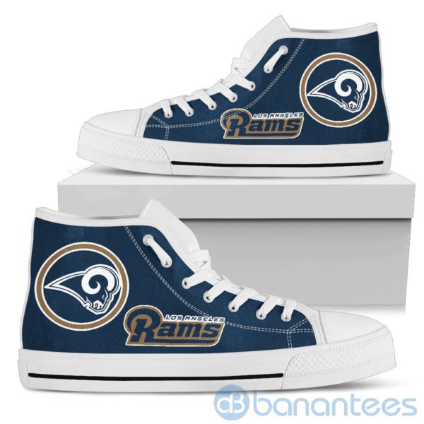 For Fans Los Angeles Rams High Top Shoes Product Photo