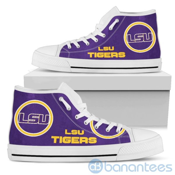 For Fans LSU Tigers High Top Shoes Product Photo