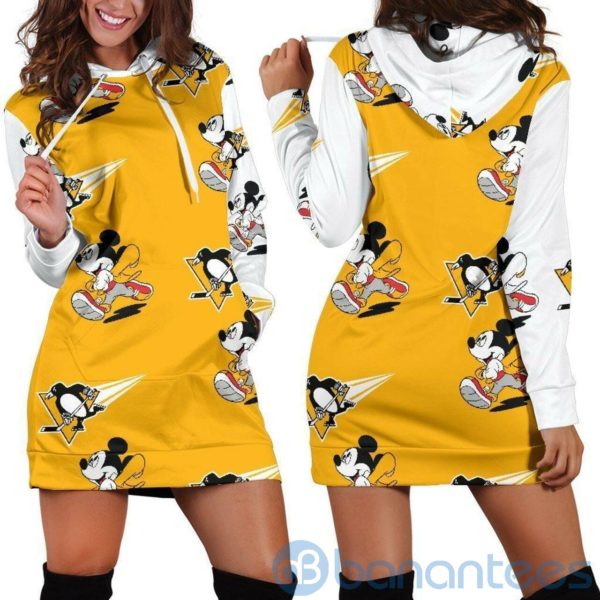 For Fans Pittsburgh Penguins Hoodie Dress For Women Product Photo