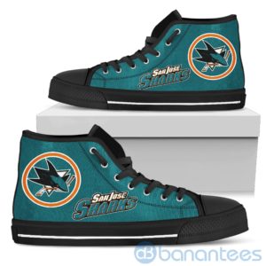 For Fans San Jose Sharks High Top Shoes Product Photo