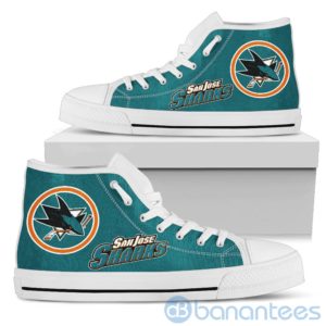 For Fans San Jose Sharks High Top Shoes Product Photo
