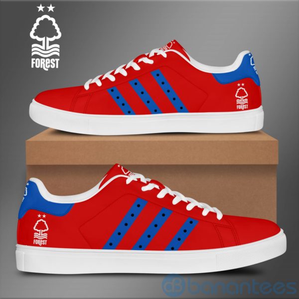 Forest Notfor Fc Red Low Top Skate Shoes Product Photo