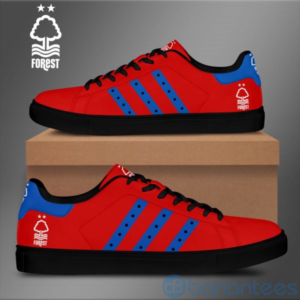 Forest Notfor Fc Red Low Top Skate Shoes Product Photo