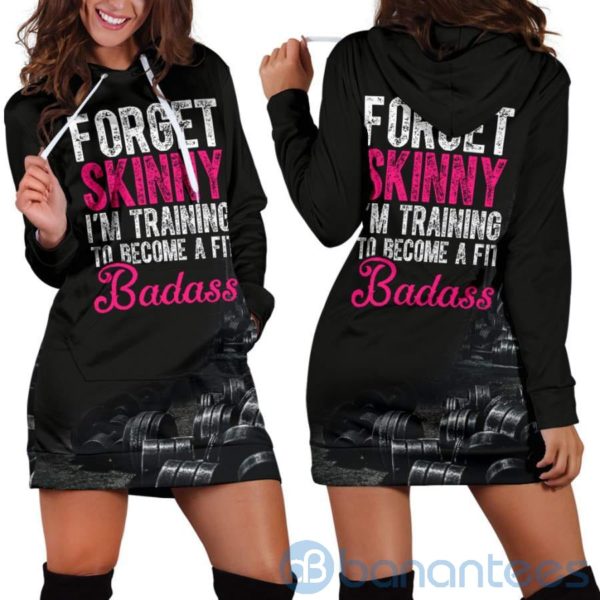 Forget Skinny Hoodie Dress For Women Product Photo