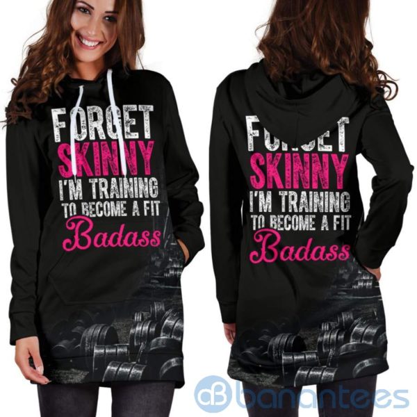 Forget Skinny Hoodie Dress For Women Product Photo