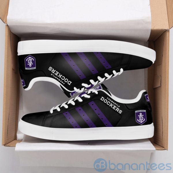 Fremantle Football Club Black Low Top Skate Shoes Product Photo