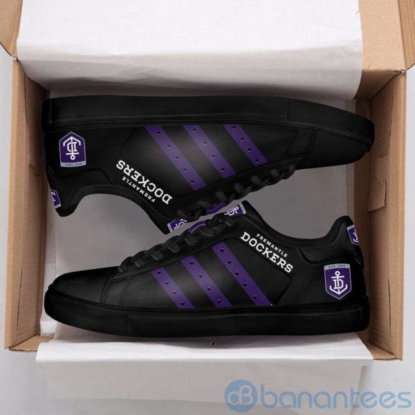 Fremantle Football Club Black Low Top Skate Shoes Product Photo
