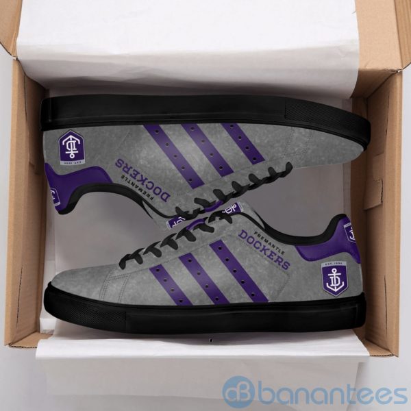 Fremantle Football Club Grey Low Top Skate Shoes Product Photo