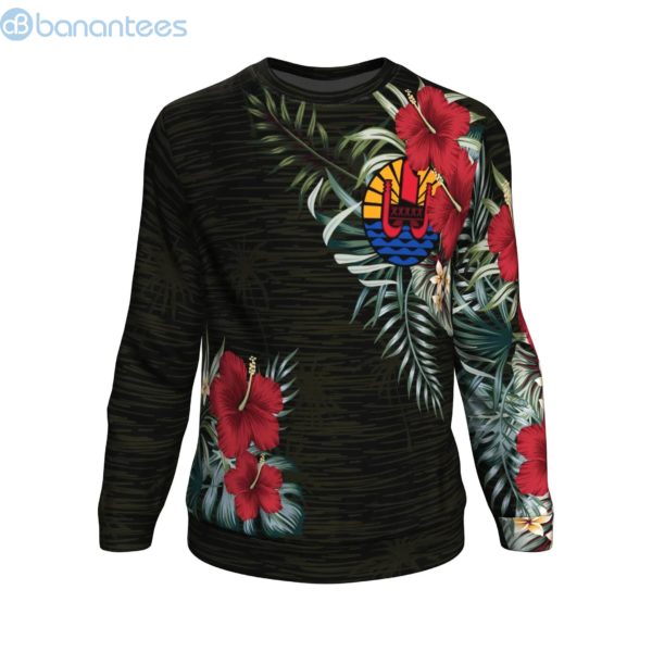 French Polynesia Hibiscus All Over Printed 3D Sweatshirt Product Photo