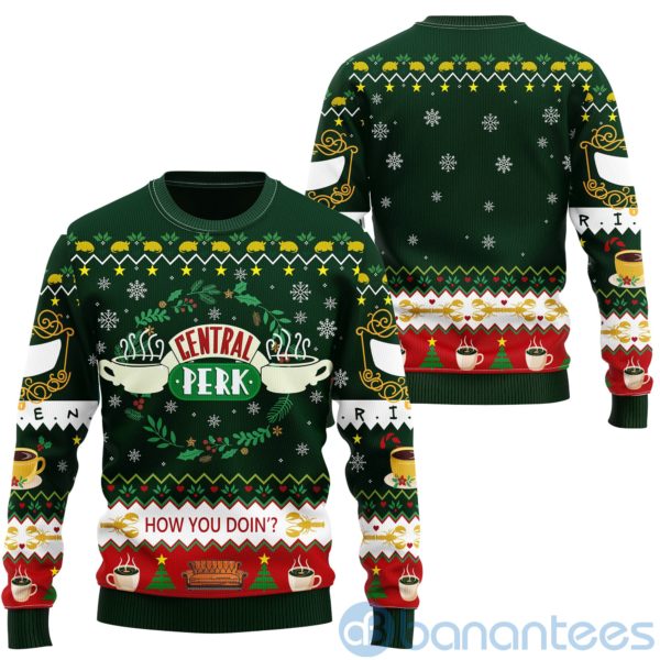 Friend Central Perk Ugly Christmas All Over Printed 3D Shirt Product Photo