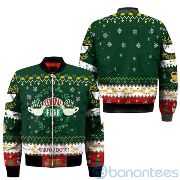 Friend Central Perk Ugly Christmas All Over Printed 3D Shirt Product Photo
