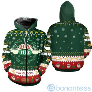 Friend Central Perk Ugly Christmas All Over Printed 3D Shirt Product Photo