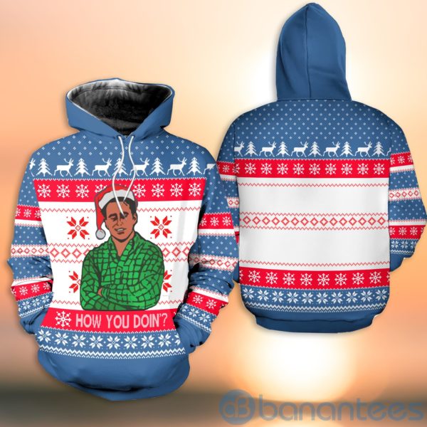 Friends Joey Ugly Christmas All Over Printed 3D Shirt Product Photo