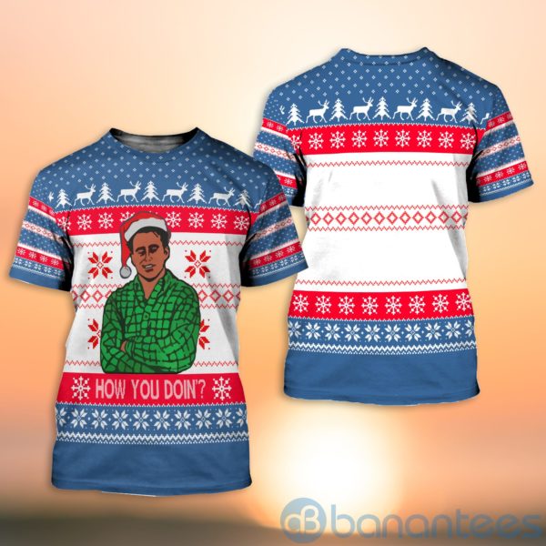 Friends Joey Ugly Christmas All Over Printed 3D Shirt Product Photo