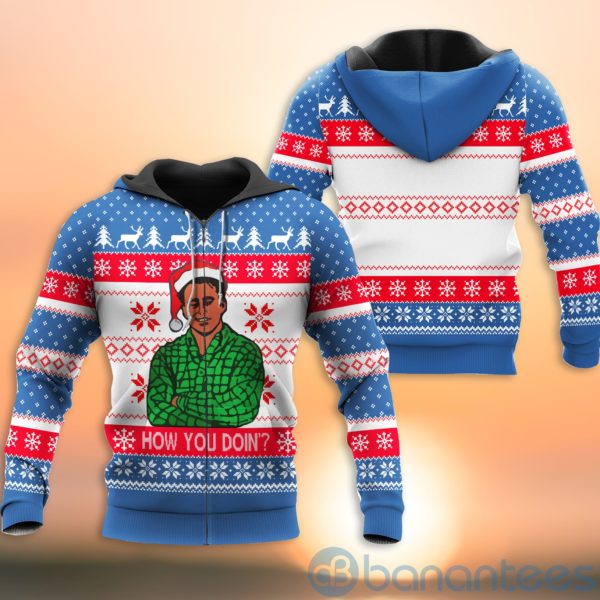 Friends Joey Ugly Christmas All Over Printed 3D Shirt Product Photo
