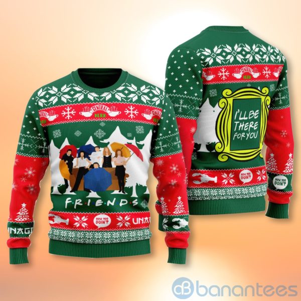Friends Sitcom I'll Be There For You Christmas All Over Printed 3D Shirt Product Photo