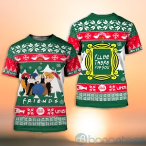 Friends Sitcom I'll Be There For You Christmas All Over Printed 3D Shirt Product Photo