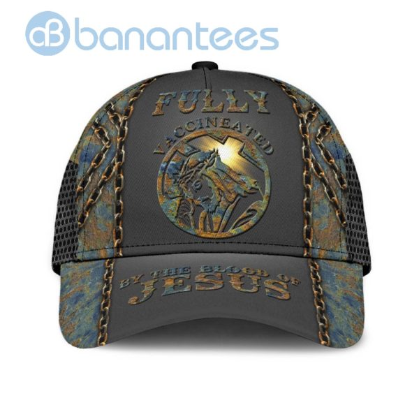 Fully Vaccinated By The Blood Of Jesus All Over Printed 3D Cap Product Photo