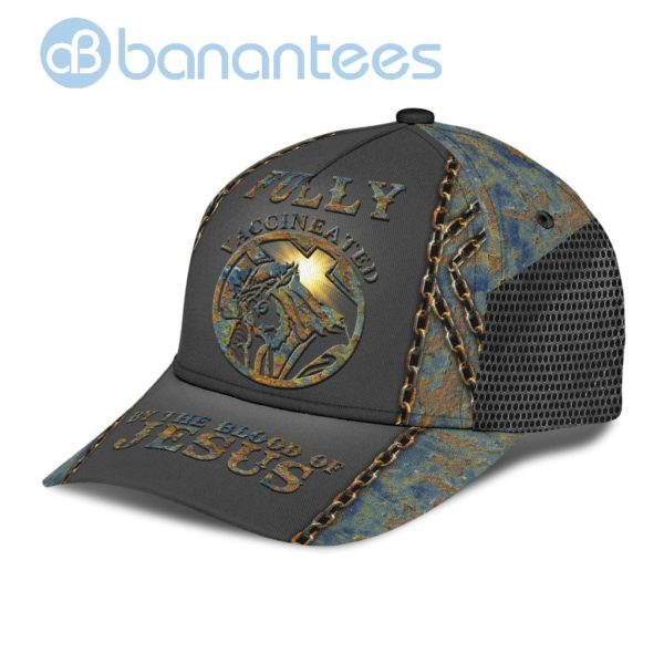 Fully Vaccinated By The Blood Of Jesus All Over Printed 3D Cap Product Photo