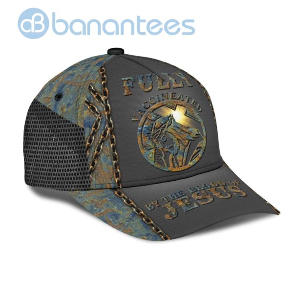 Fully Vaccinated By The Blood Of Jesus All Over Printed 3D Cap Product Photo
