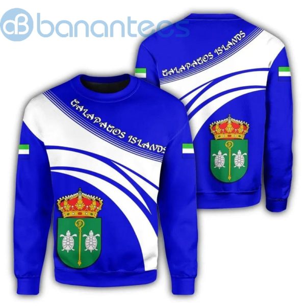 Galapagos Islands Coat Of Arm Cricket Style All Over Printed 3D Sweatshirt Product Photo