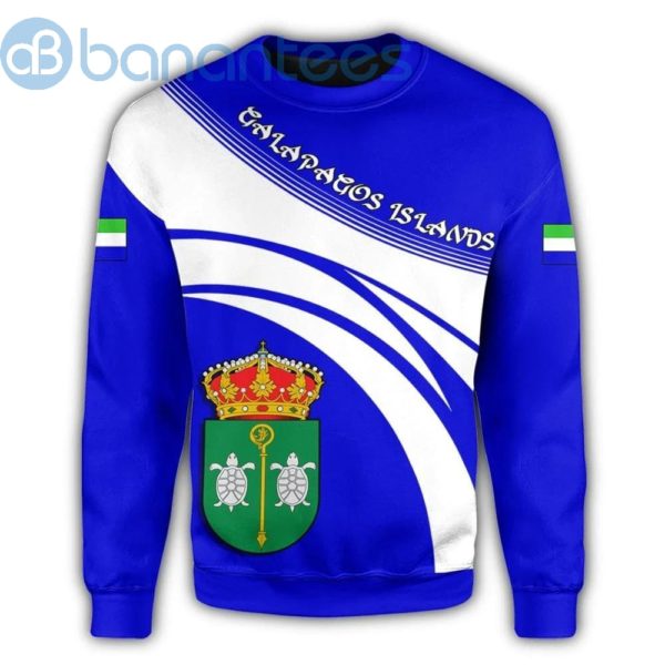 Galapagos Islands Coat Of Arm Cricket Style All Over Printed 3D Sweatshirt Product Photo