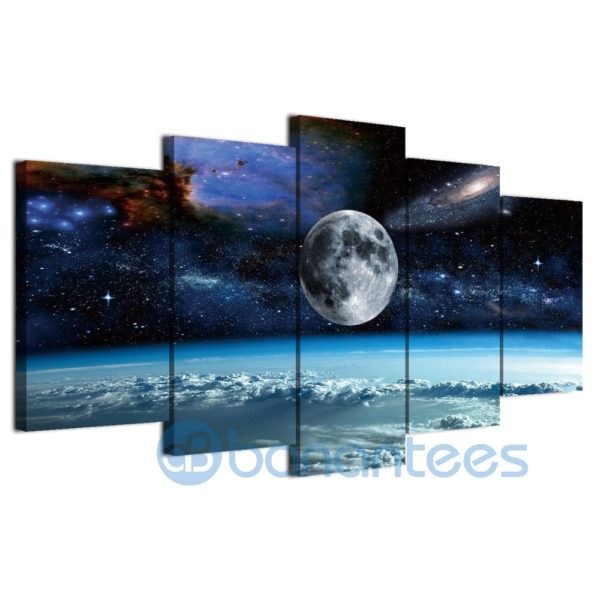 Galaxy Outer Space Universe Planet Earth Galaxy Stars Wall Art Product Photo