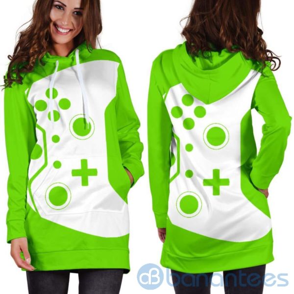 Game Lover Controller Hoodie Dress For Women Product Photo