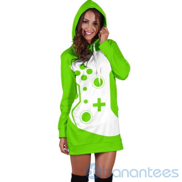 Game Lover Controller Hoodie Dress For Women Product Photo