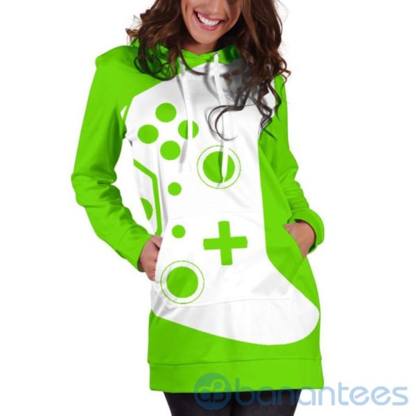 Game Lover Controller Hoodie Dress For Women Product Photo
