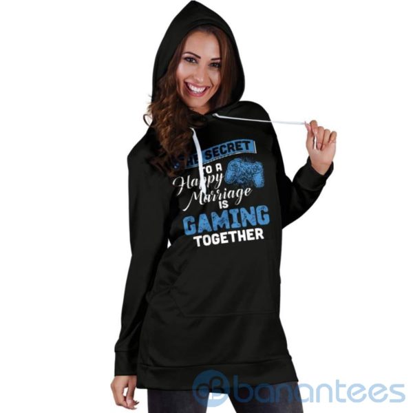 Game Lover Secret To Happy Marriage Hoodie Dress For Women Product Photo